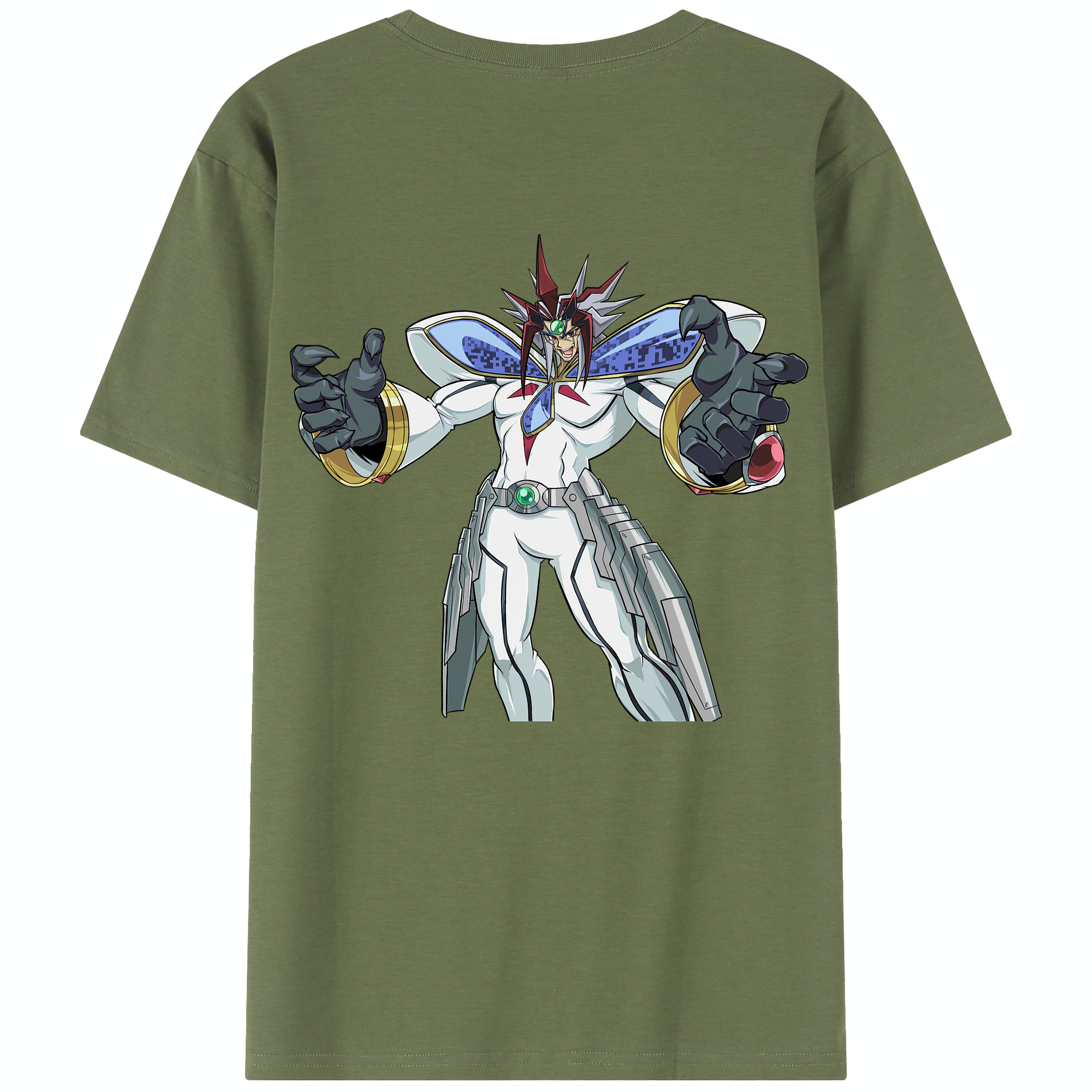 （画像用） 遊☆戯☆王 Yu-Gi-Oh! 綿100％半袖Tシャツ（背面プリント）